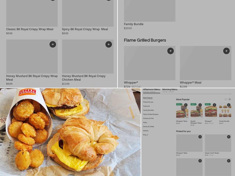 Burger King Menu