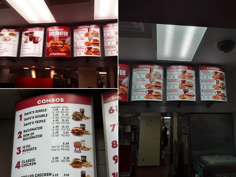 Wendy's Menu