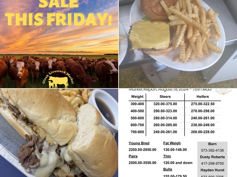 Olean sale barn Cafe