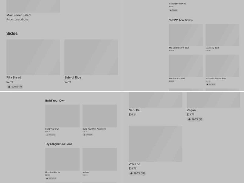 Mai Poke- Downtown Columbia Menu