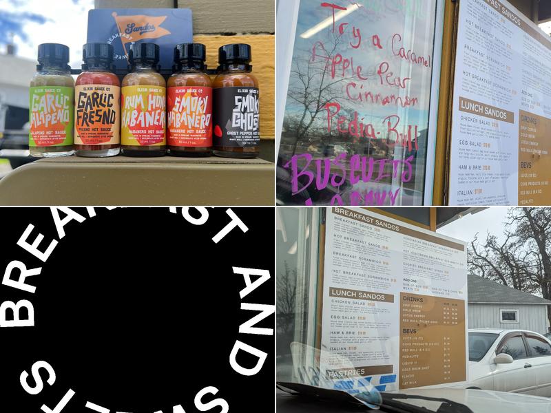 Sando's Menu