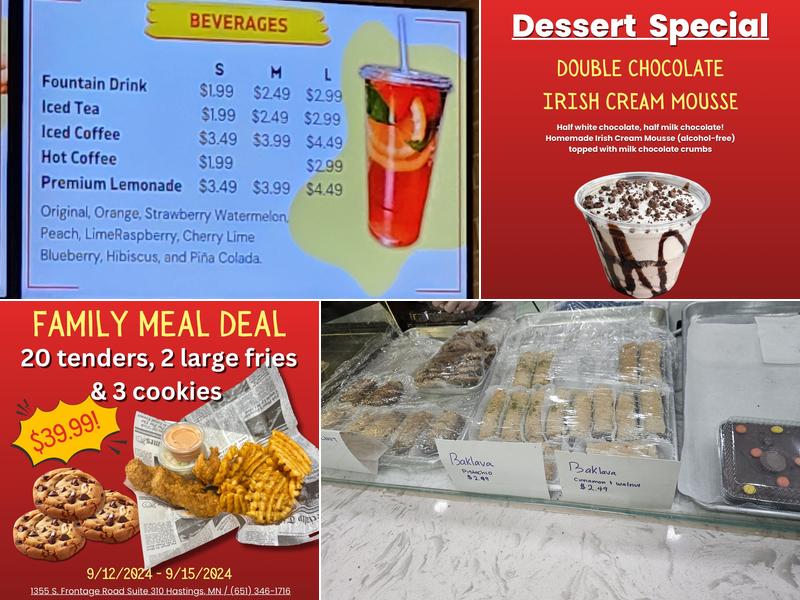 Rooster Menu