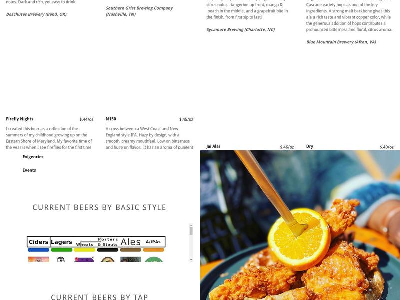 Cosmos New Southern Menu
