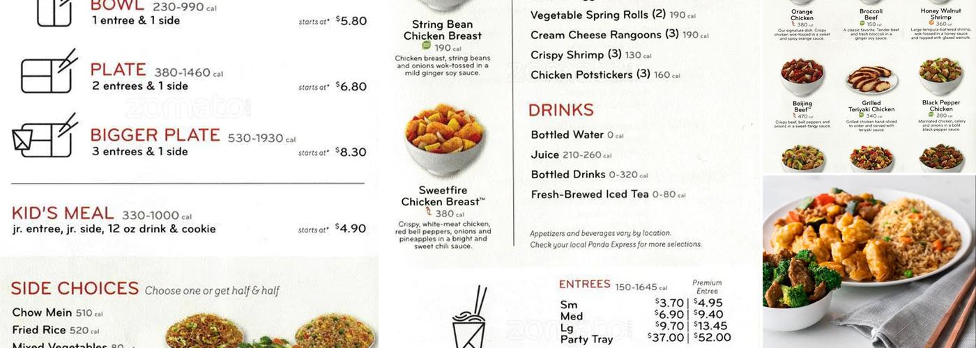 Panda Express Menu