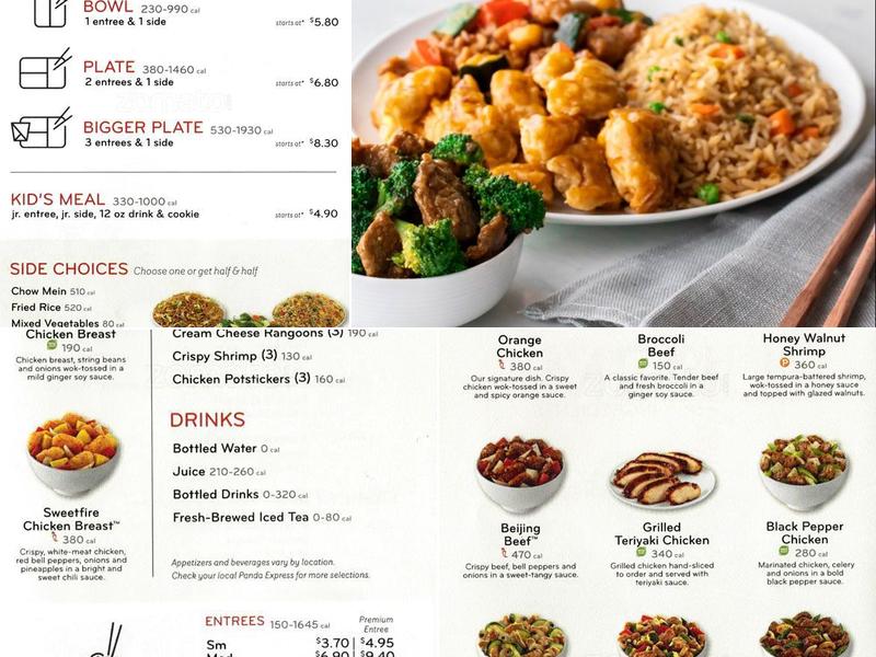 Panda Express Menu