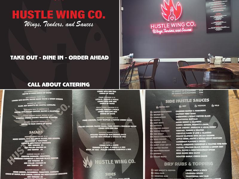 Hustle Wing Co. Menu