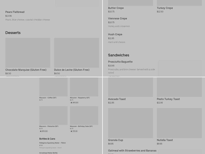 Elixir Espresso Bar Menu