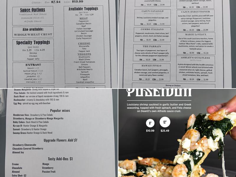 DeanO's Henderson Menu