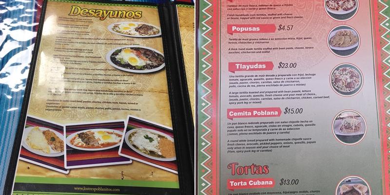 Antojitos Oaxaqueños.y poblanos (Zocalo) Menu