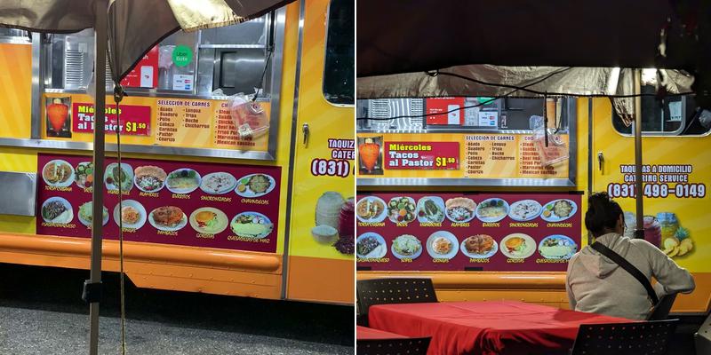 La Chilanguita Food Truck Menu