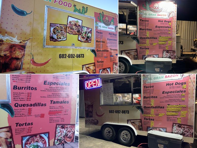 El Gran Sazon Menu