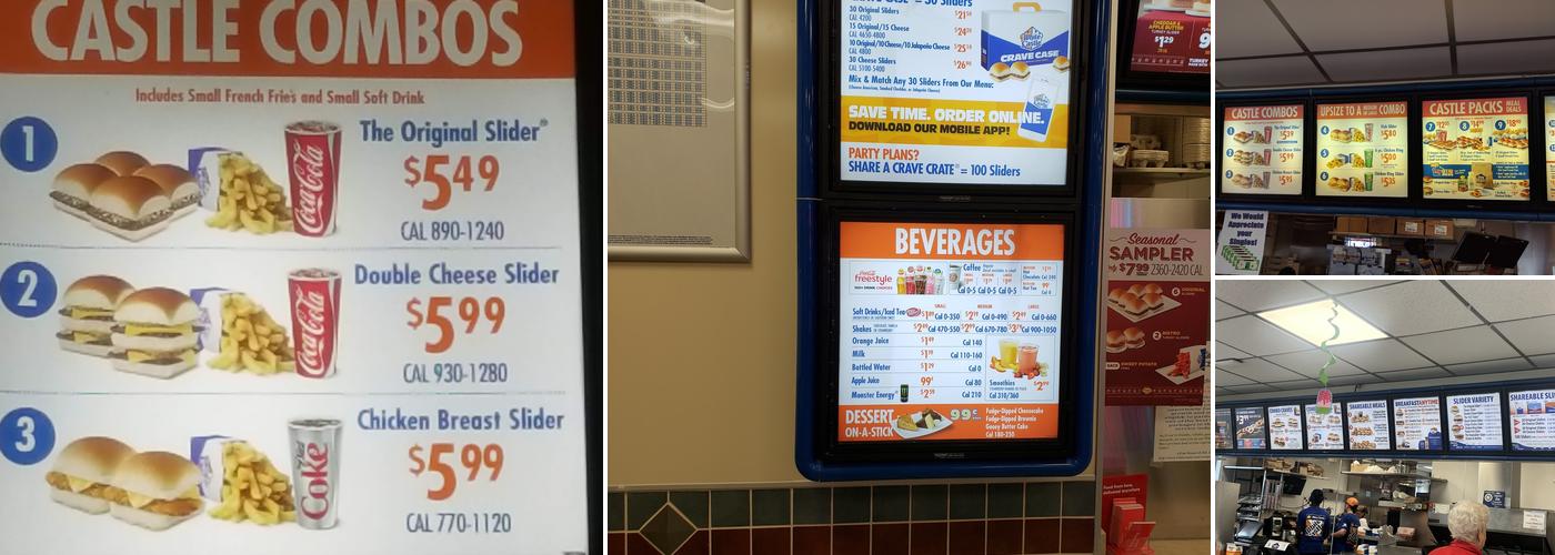 White Castle Menu
