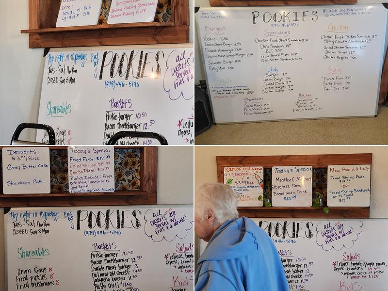Pookies Menu