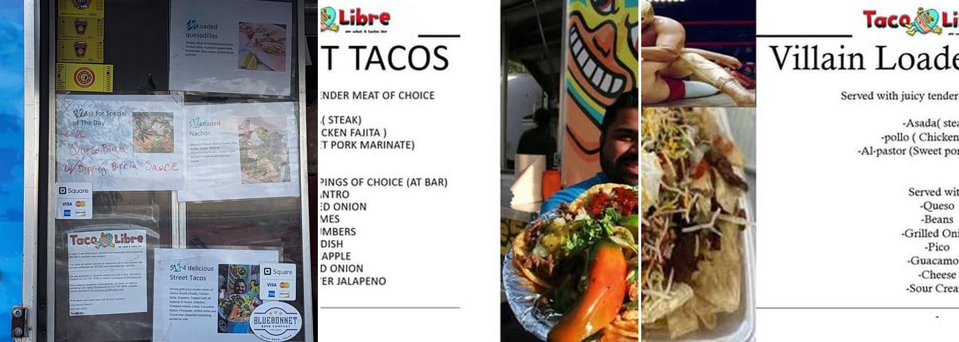 Taco Libre Menu