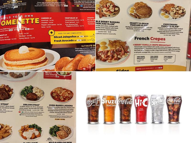 Denny's Menu