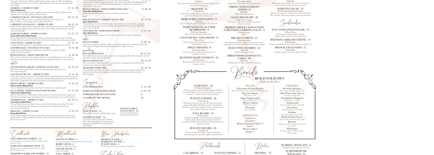 Vintner’s Table, Wyomissing Menu, Reviews (29), Photos (15