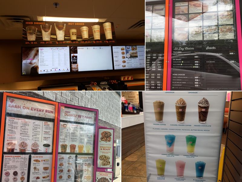 Dunkin' Menu
