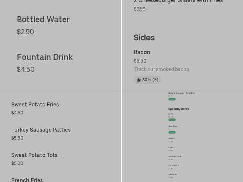 Ooey Gooey Cheesy Grilled Cheese Menu