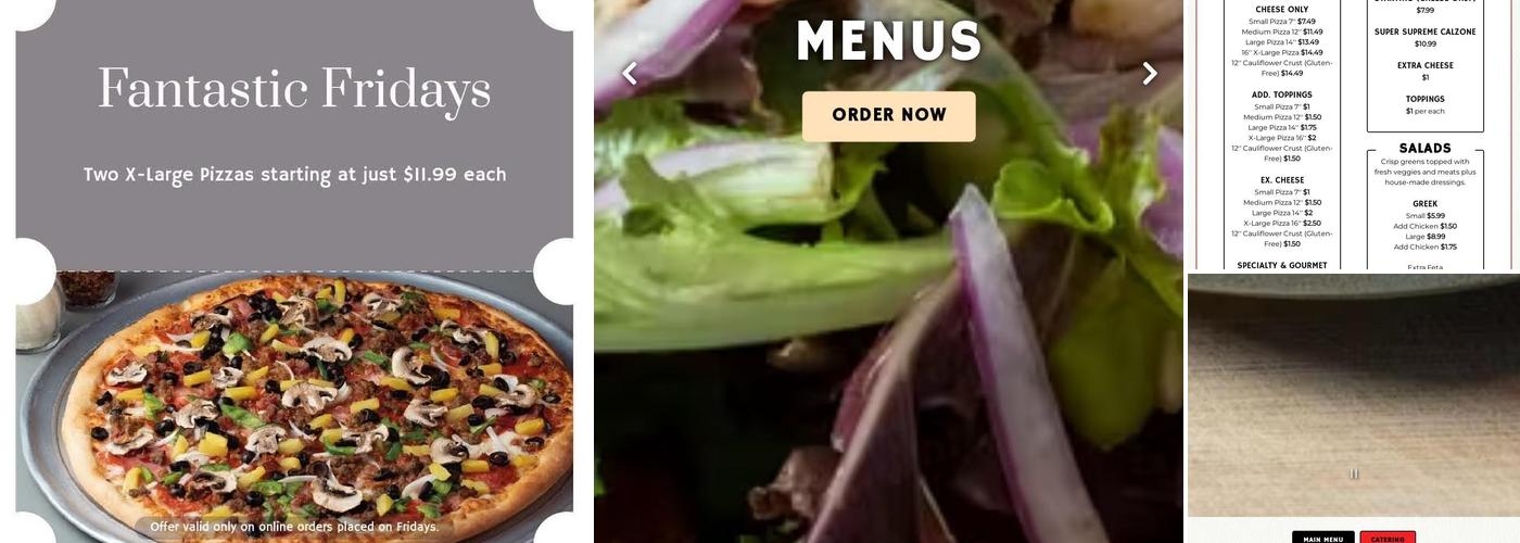 Sanpeggio's Pizza Menu