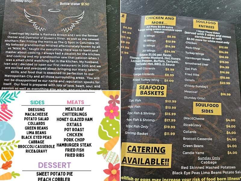 The Q Spot Menu