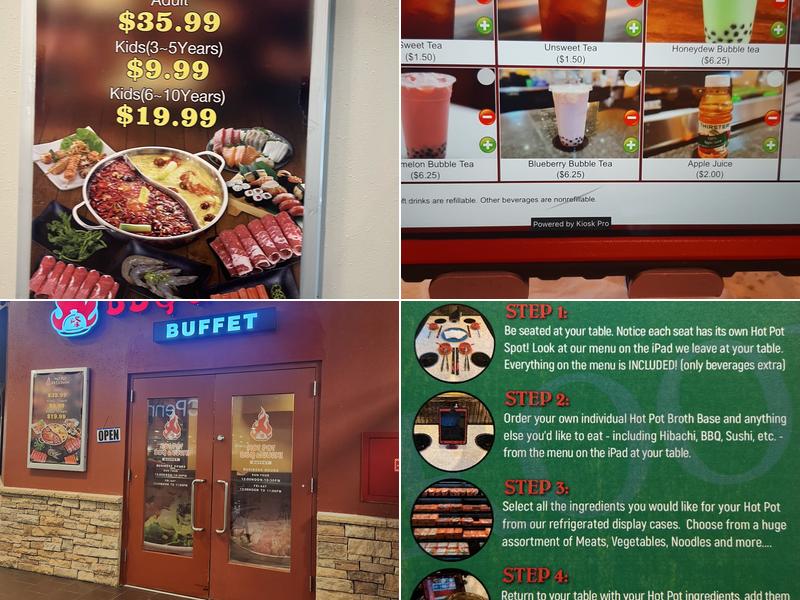 FengHuo Hot Pot & Bbq & Sushi Buffet Menu