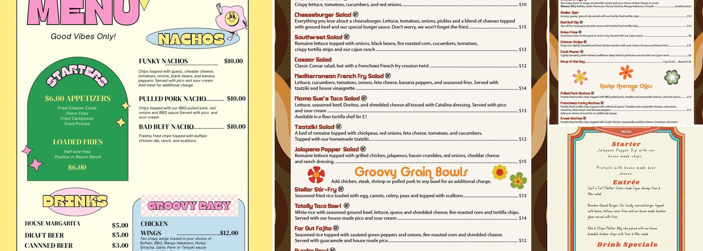 Frencheez Menu