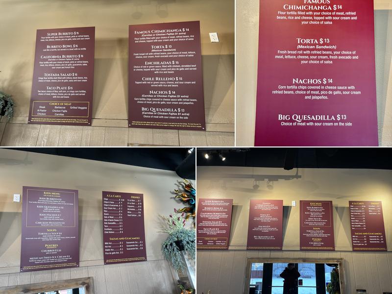Los Arcos Mexican Grill Menu