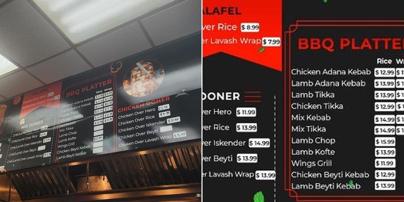 TURKISH GRILL DONER KEBAP HOUSE Menu