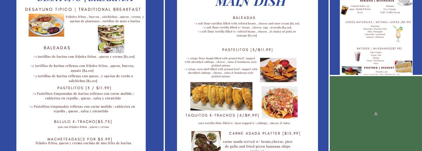 Ktrachos Restaurant Menu