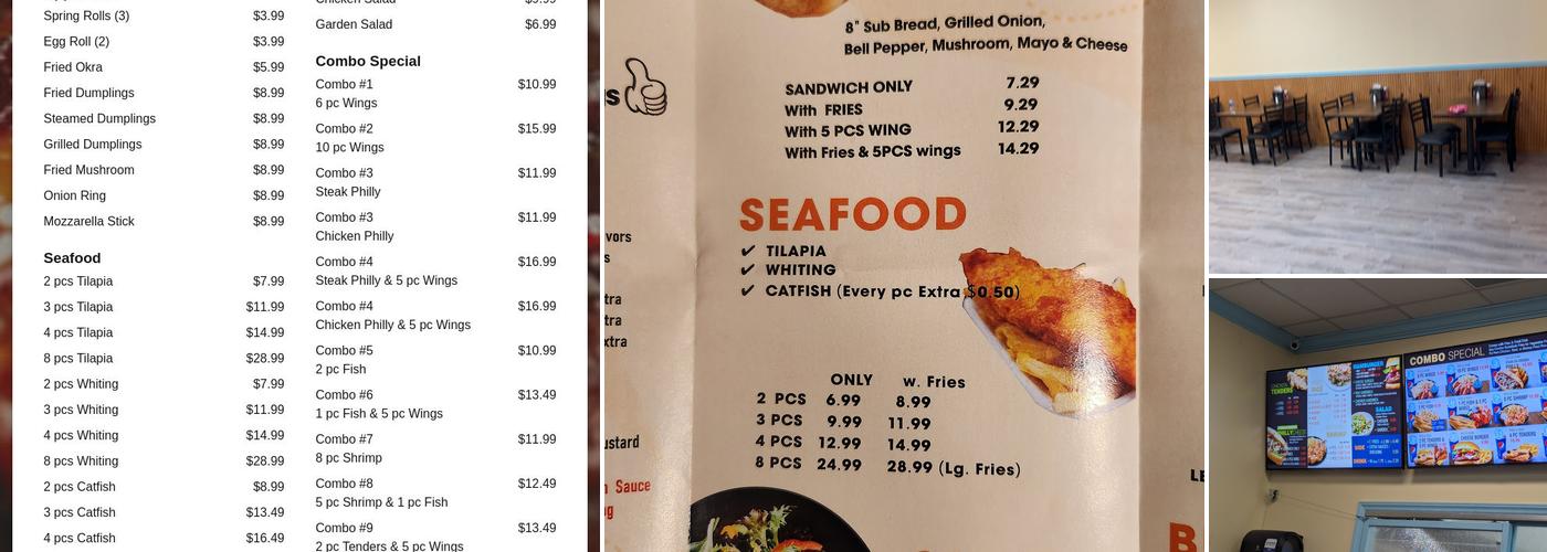 Dtown Wings Restaurant Menu