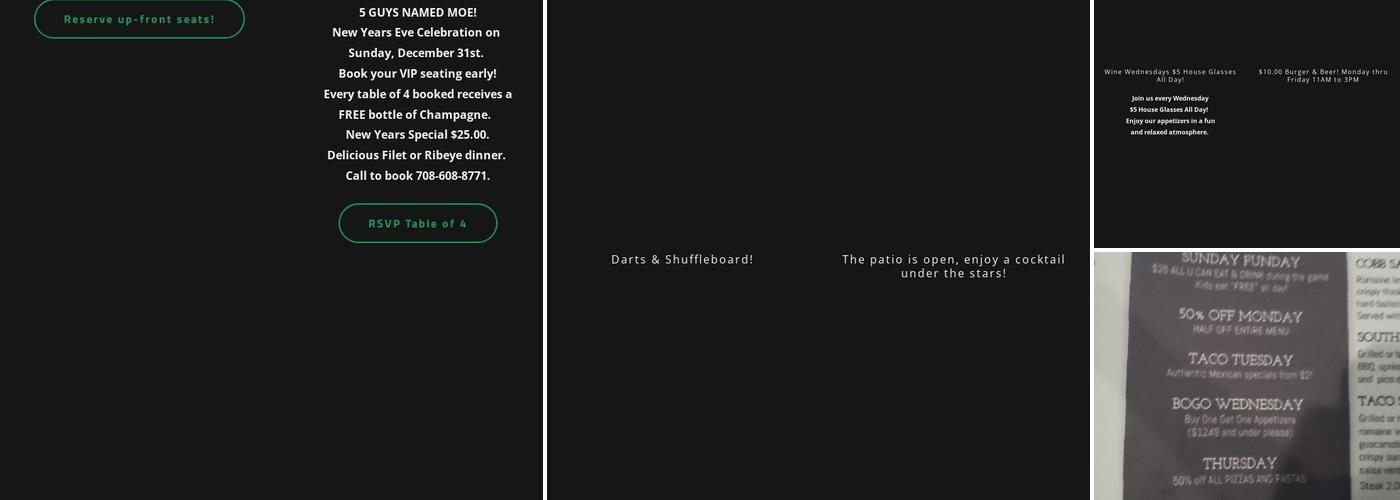 Stoney Point Pub Menu