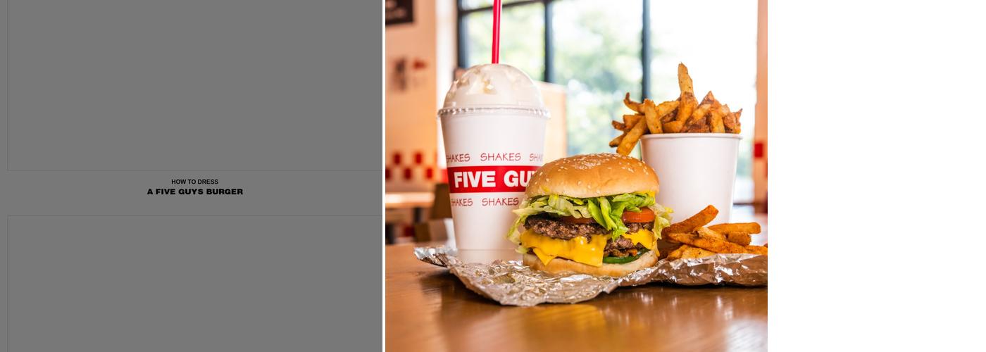 Five Guys Menu