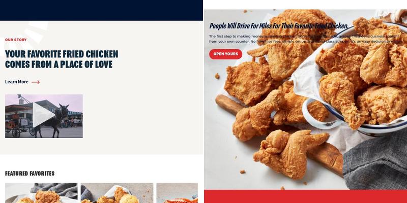 Krispy Krunchy Chicken Menu