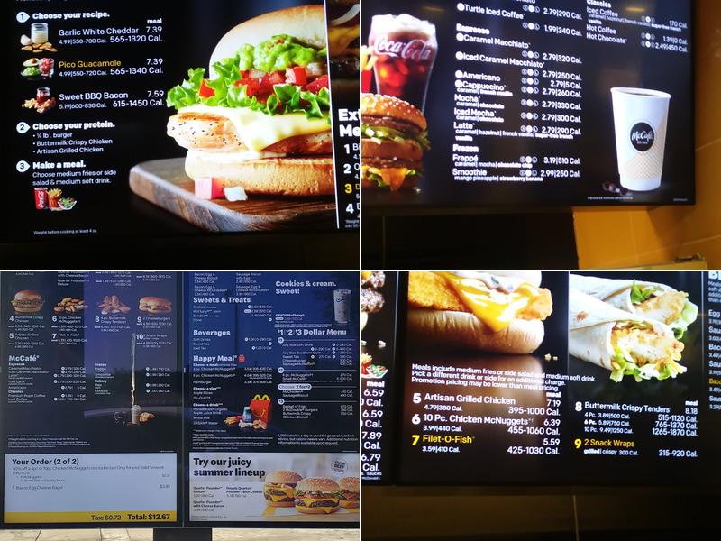 McDonald's Menu