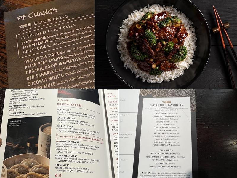 P.F. Chang's Menu