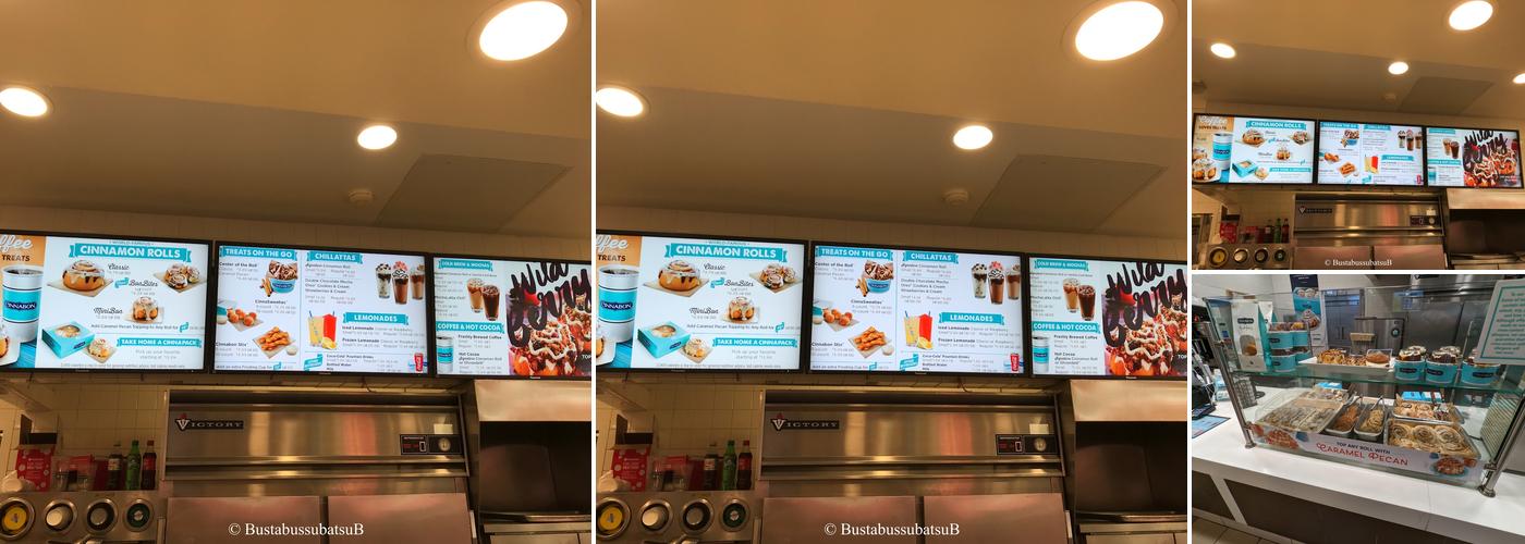 Cinnabon Menu