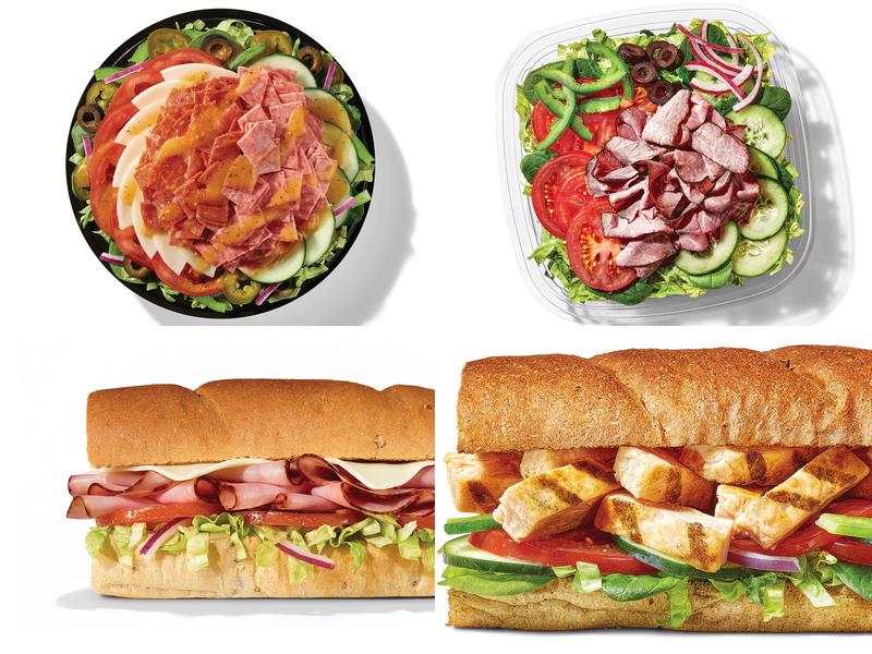 Subway Menu