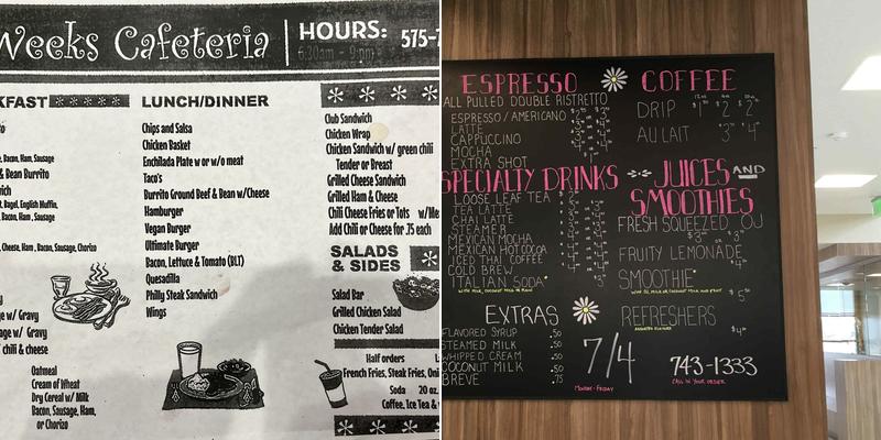 Sweet Beans Coffee Shop Menu