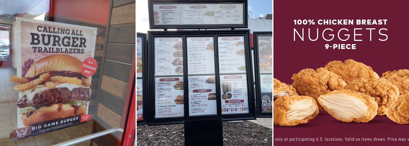 Arby's Menu