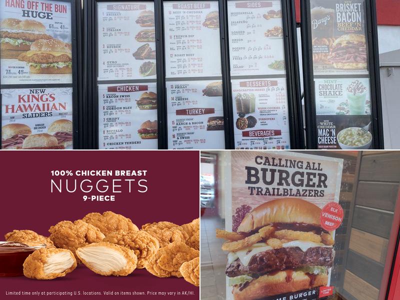Arby's Menu