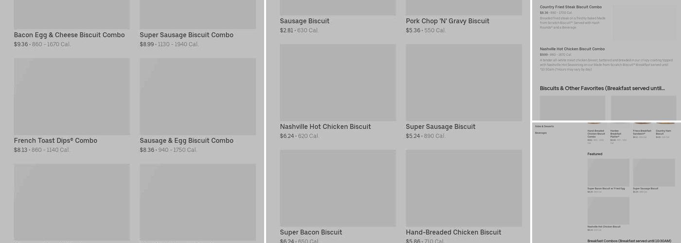 Hardee’s Menu
