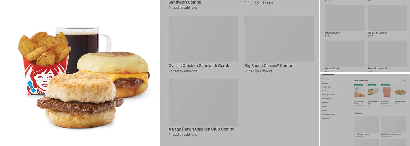 Wendy's Menu