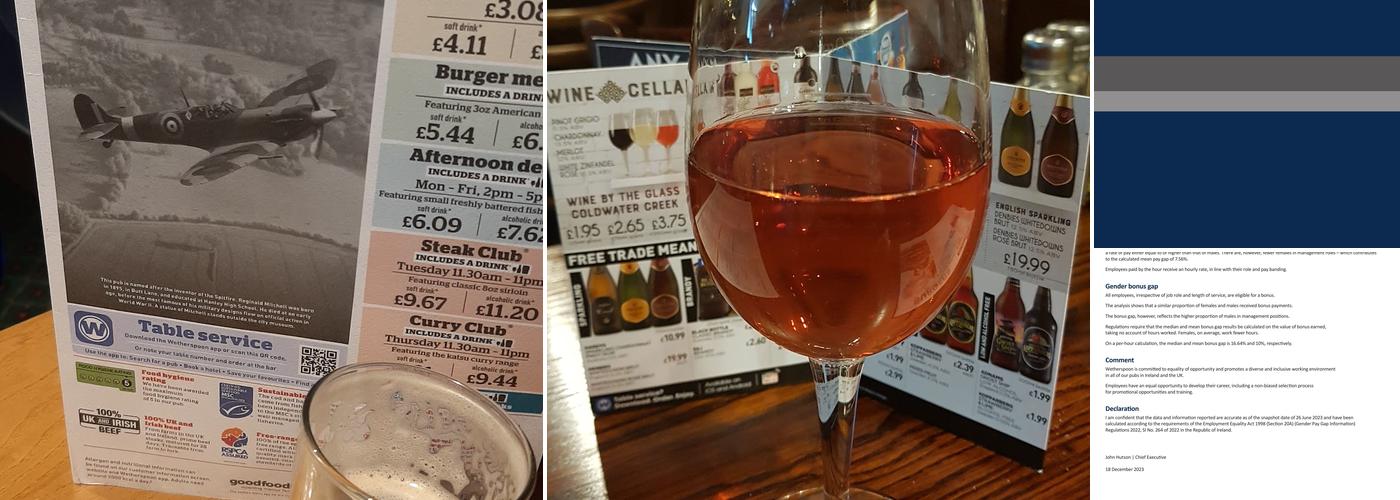 The Reginald Mitchell Menu