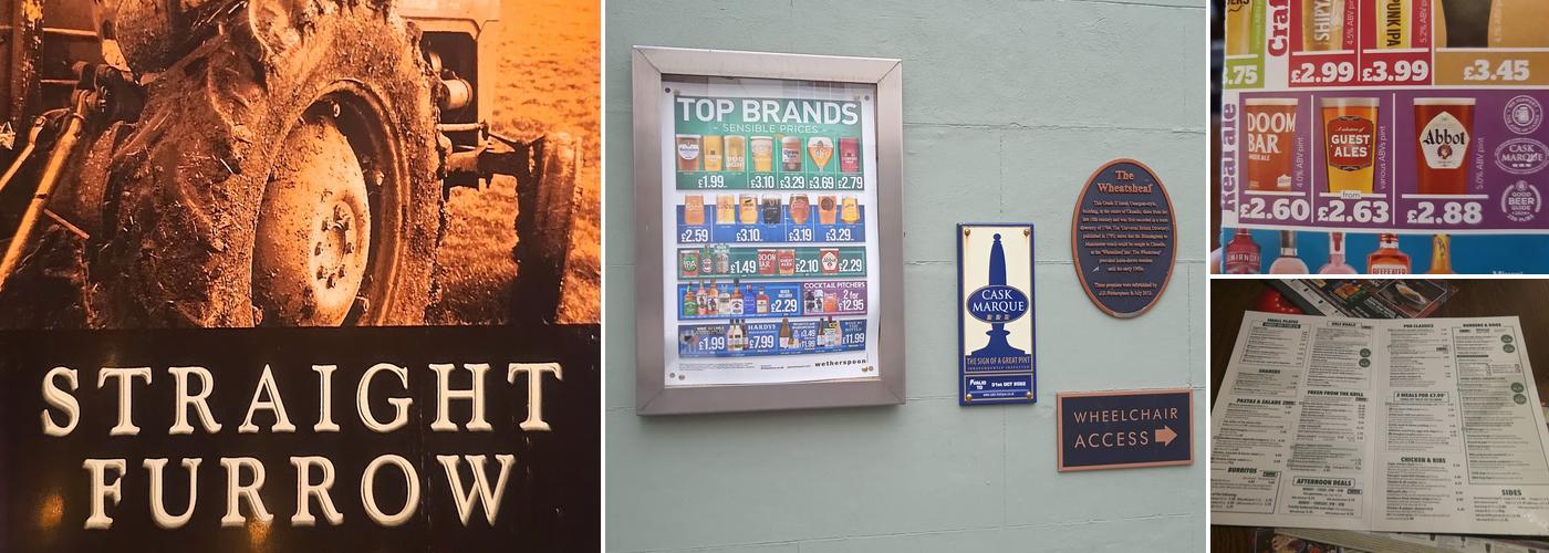 The Wheatsheaf - JD Wetherspoon Menu