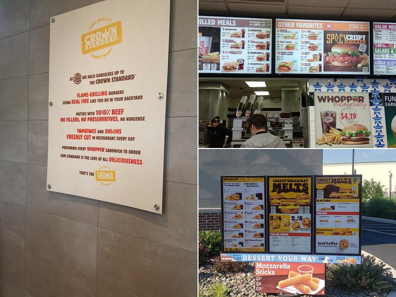 Burger King Menu