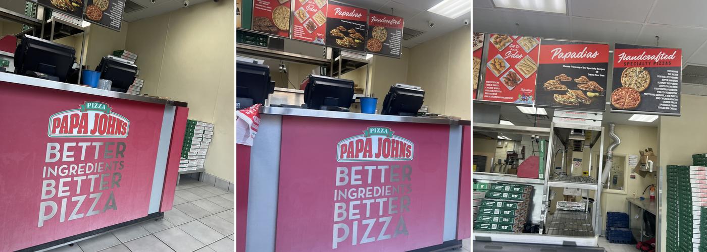 Papa Johns Pizza Menu