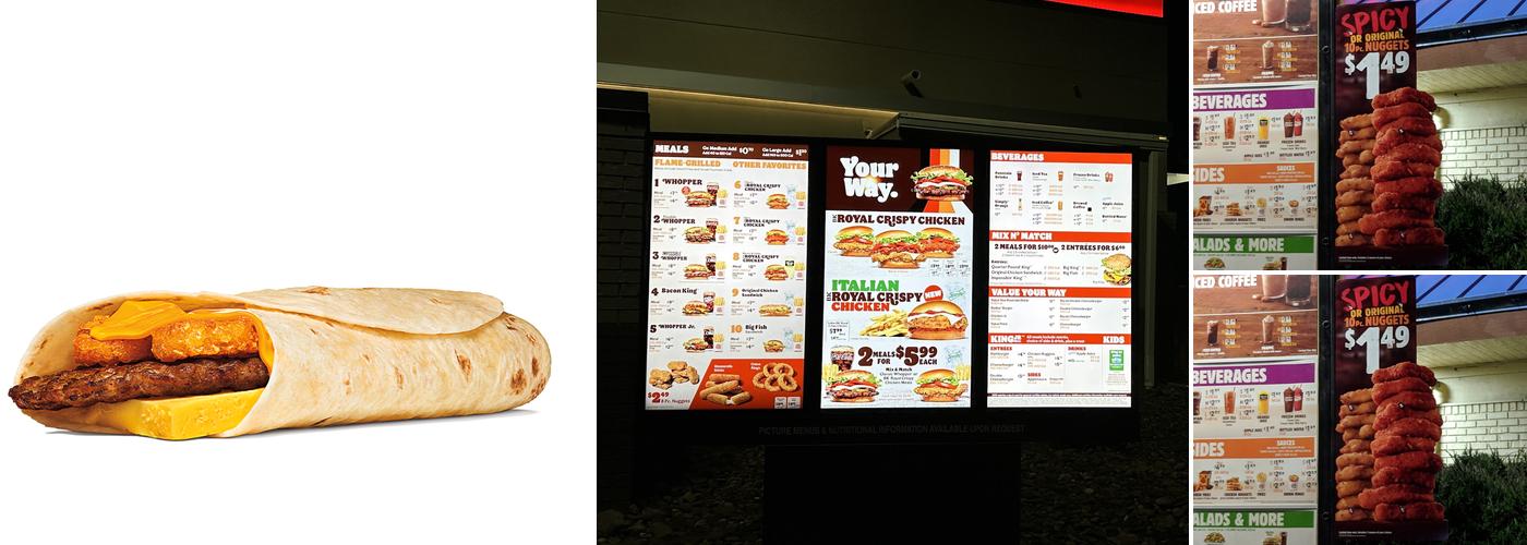 Burger King Menu