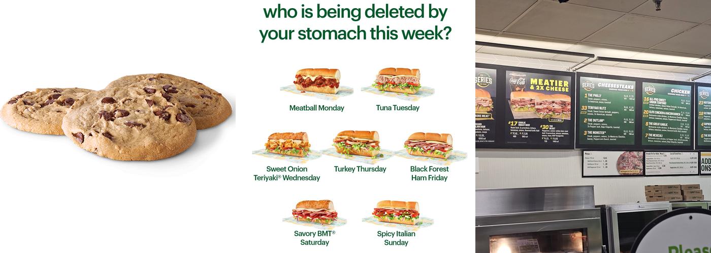 Subway Menu