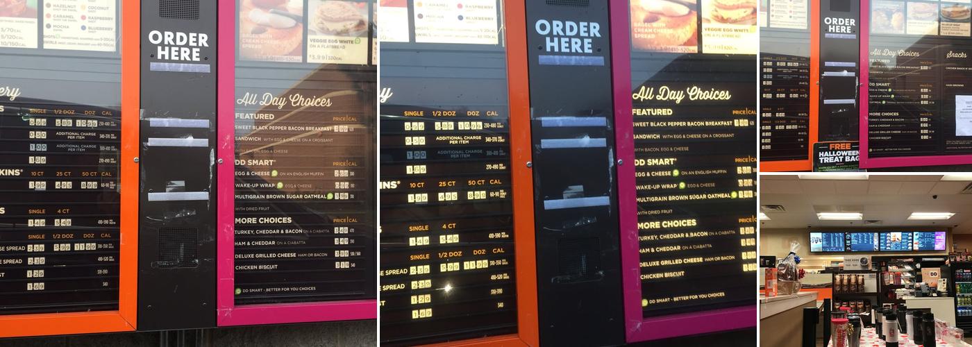 Dunkin' Menu