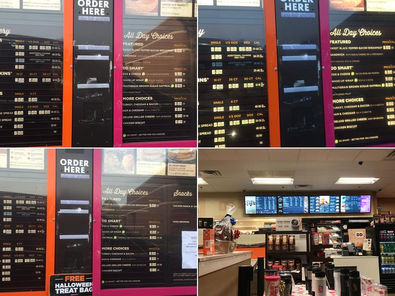 Dunkin' Menu